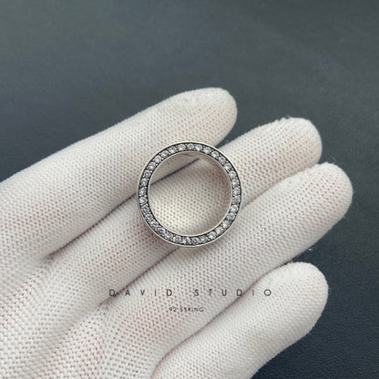 6MM FOREVER RING WITH MOISSANITE– SPACER