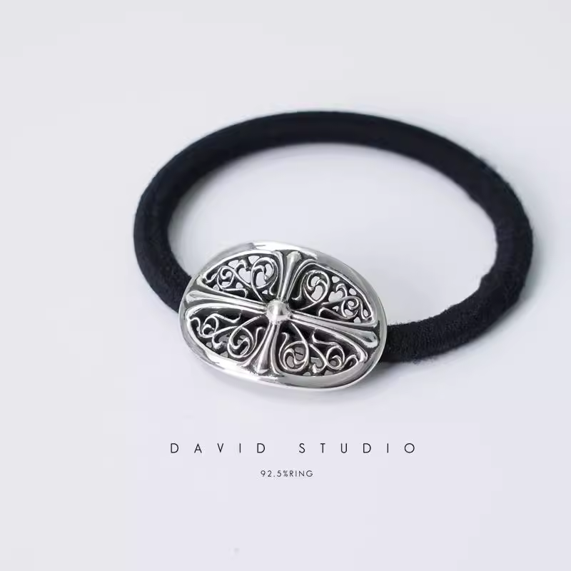 Chrome Hearts TINY Floral Hair Tie