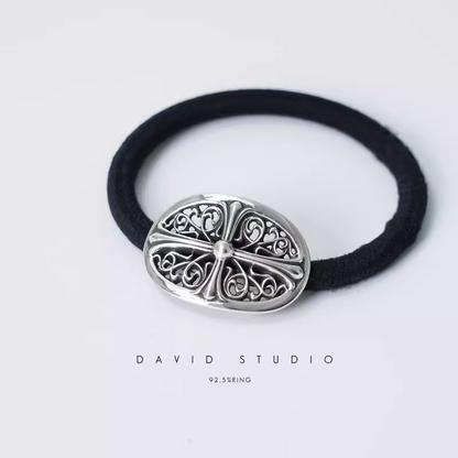 Chrome Hearts TINY Floral Hair Tie