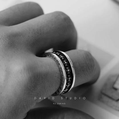 TINY CH PLUS SPINNER RING