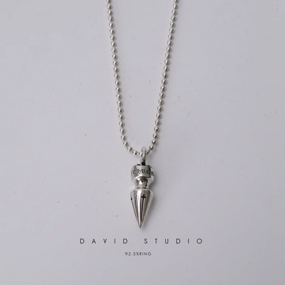 SPIKE PENDANT – BALL CHAIN