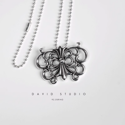 BABYFAT BUTTERFLY PENDANT – BALL CHAIN