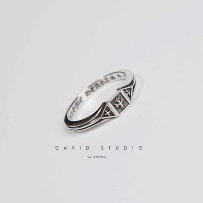CHROME HEARTS TRIPLE CROSS DECO RING