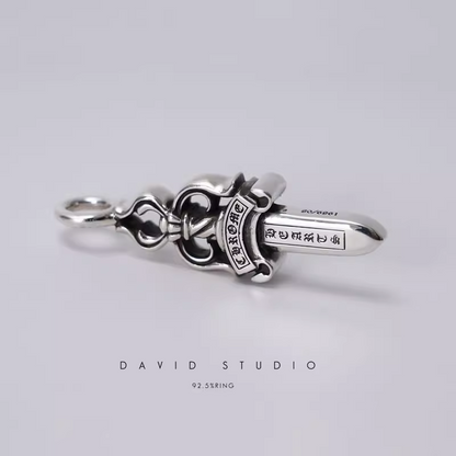 DOUBLE DAGGER PENDANT