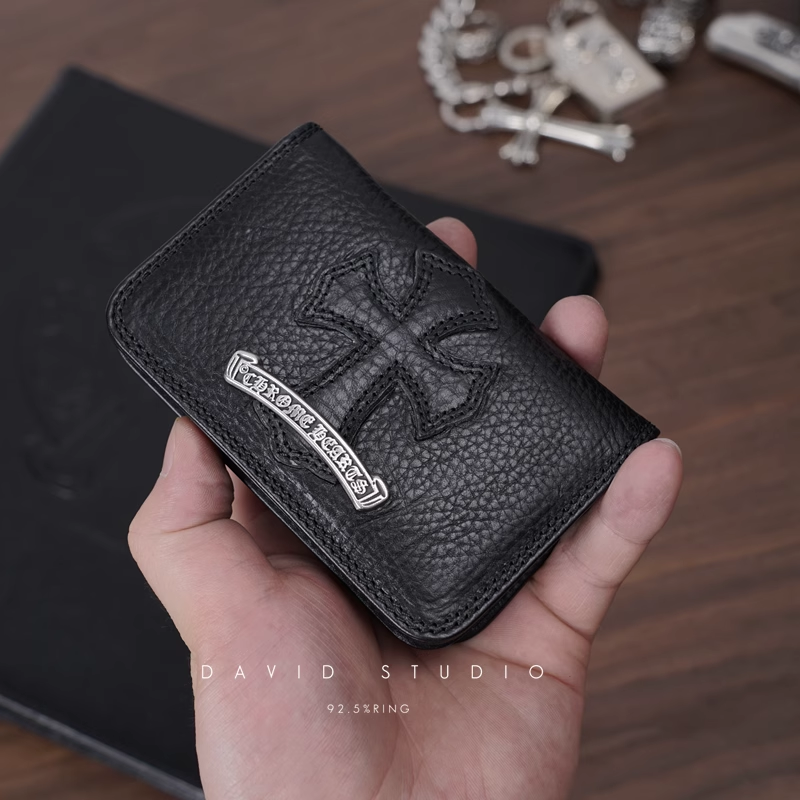 BIFOLD LEATHER BLACK WALLET