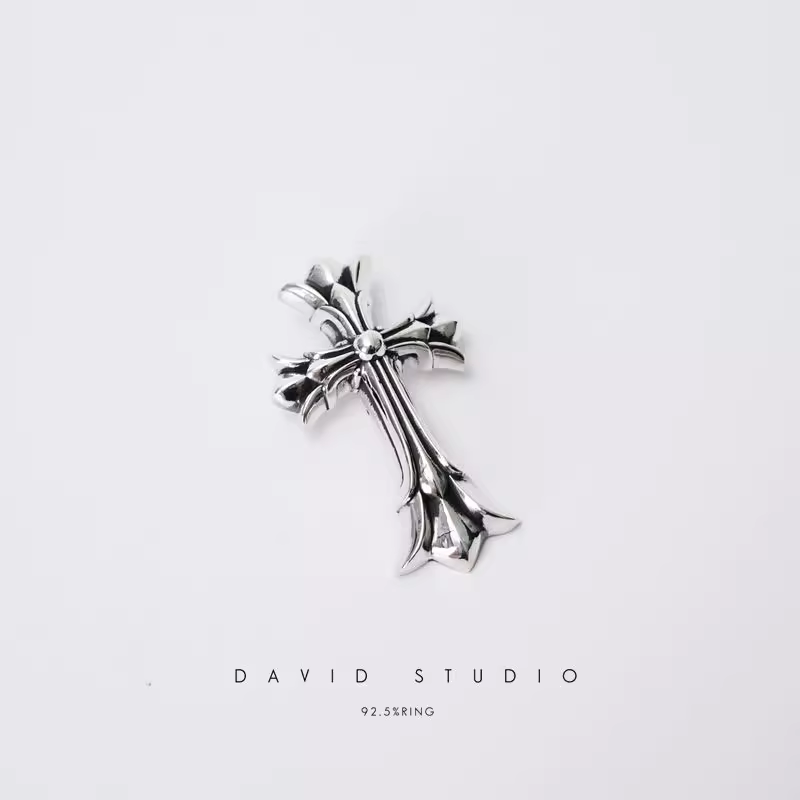 LARGE DOUBLE CROSS PENDANT