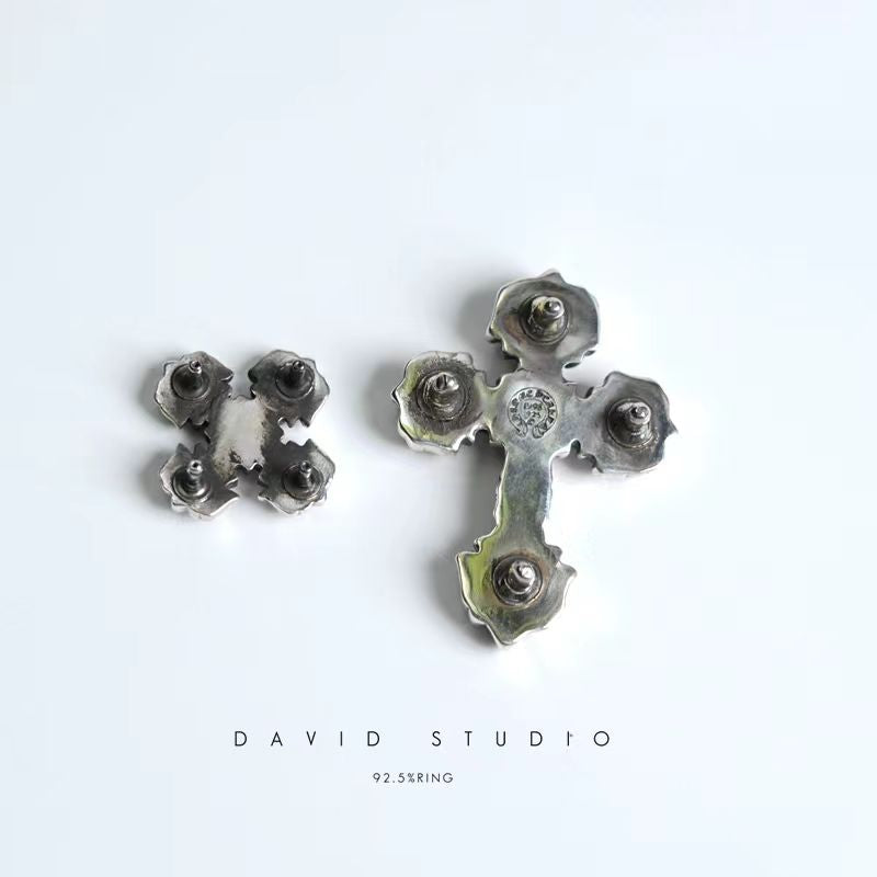 Chrome Hearts Filigree Cross Rivet Buckle