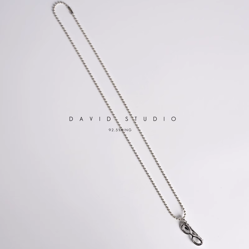 GLASSES PENDANT – BALL CHAIN