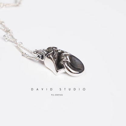 ROLLING STONES LIP & TONGUE PENDANT – TWIST CHAIN