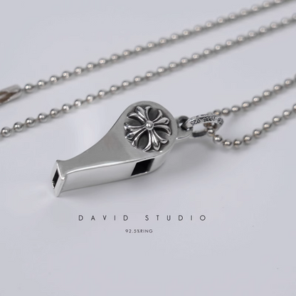 CH PLUS WHISTLE PENDANT – BALL CHAIN