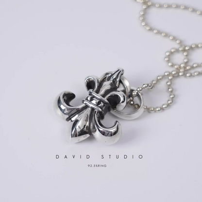 BS FLEUR PENDANT WITH BAIL – BALL CHAIN