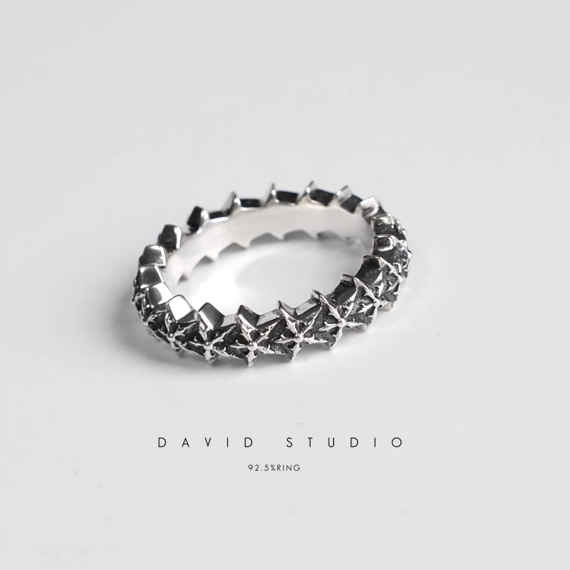 5 SIDED STAR LOOP RING