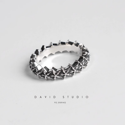 5 SIDED STAR LOOP RING