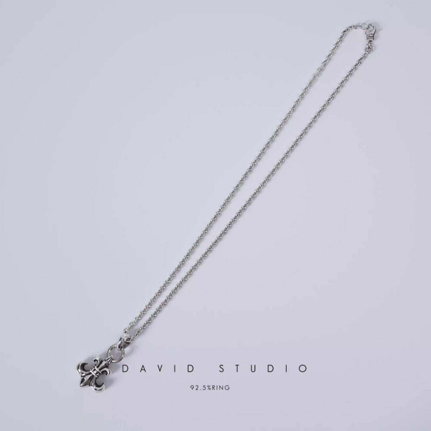 BS FLEUR PENDANT WITH BAIL – ROLL CHAIN