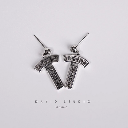CH LOGO DROP EARRINGS