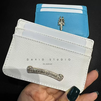WHITE & BLUE SMALL DAGGER CARD HOLDER