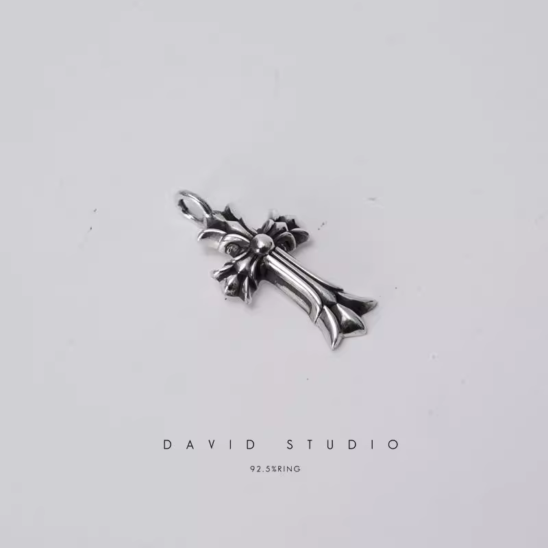 DOUBLE CROSS CHARM