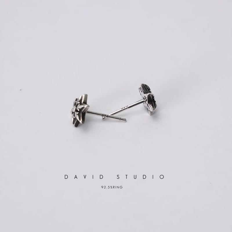 CUT OUT STAR EARRING