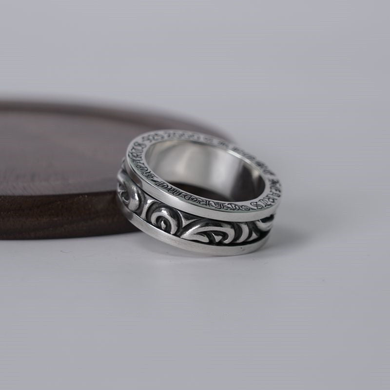SCROLL SPINNER RING