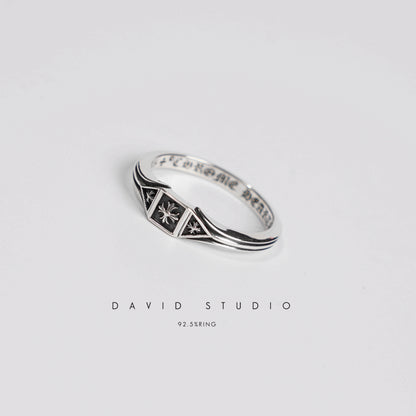 CHROME HEARTS TRIPLE CROSS DECO RING