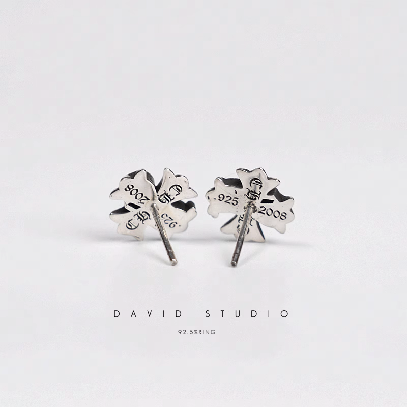 CH LOGO PLUS STUD EARRINGS