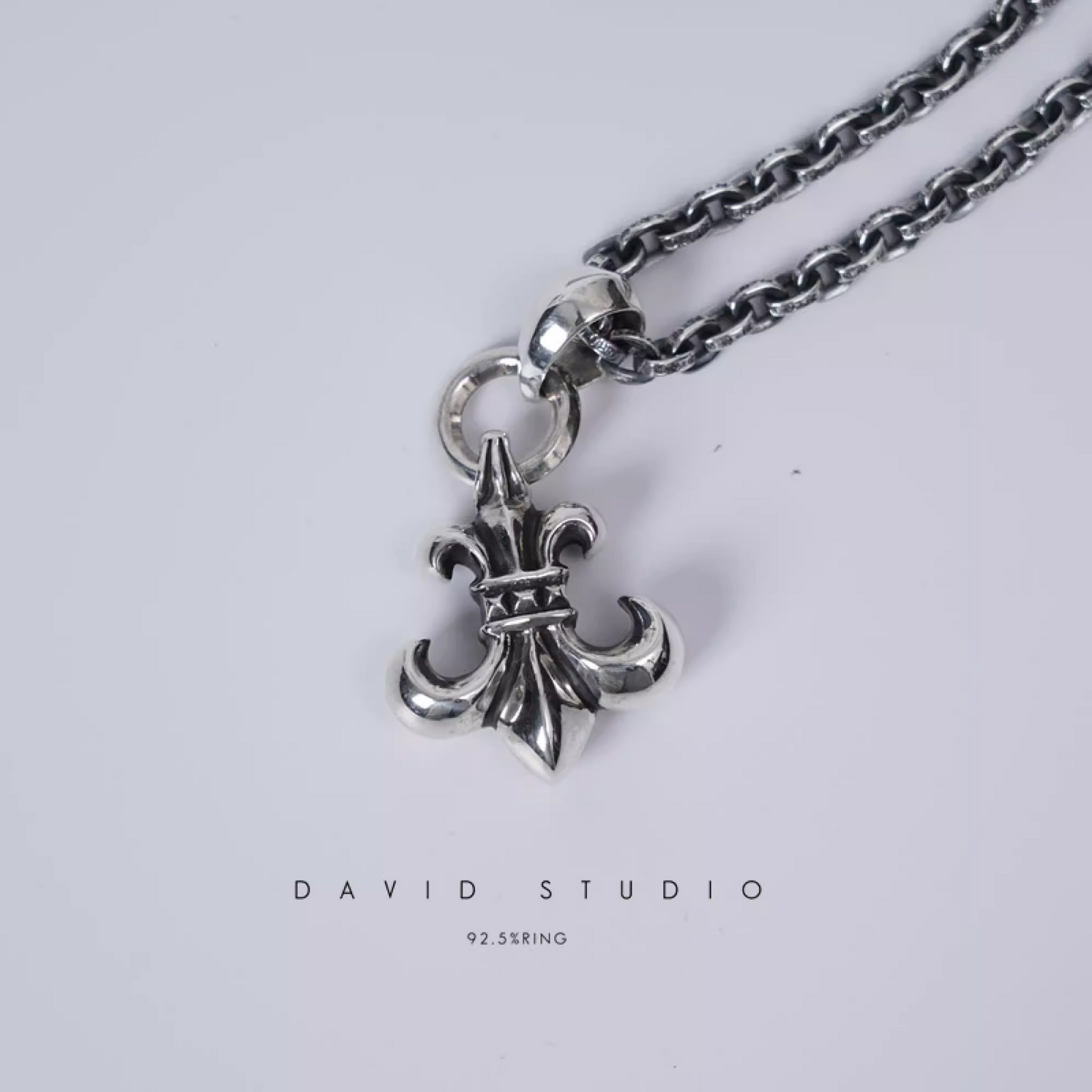 BS FLEUR PENDANT WITH BAIL – PAPER CHAIN