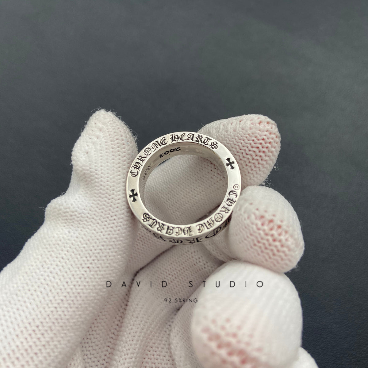 6MM FOREVER RING WITH MOISSANITE– SPACER