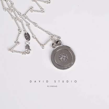 ROUND ANGEL MEDALLION CHARM – TWIST CHAIN