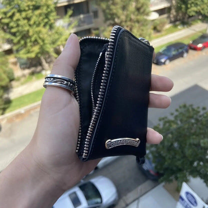 DOUBLE DAGGER ZIP CROSS WALLET