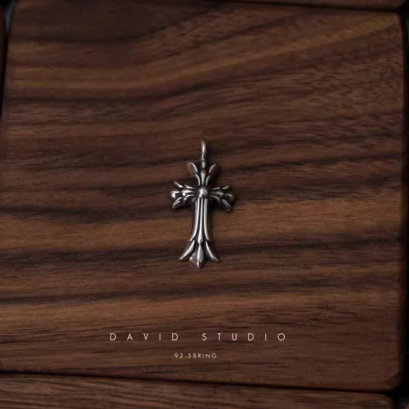 DOUBLE CROSS CHARM