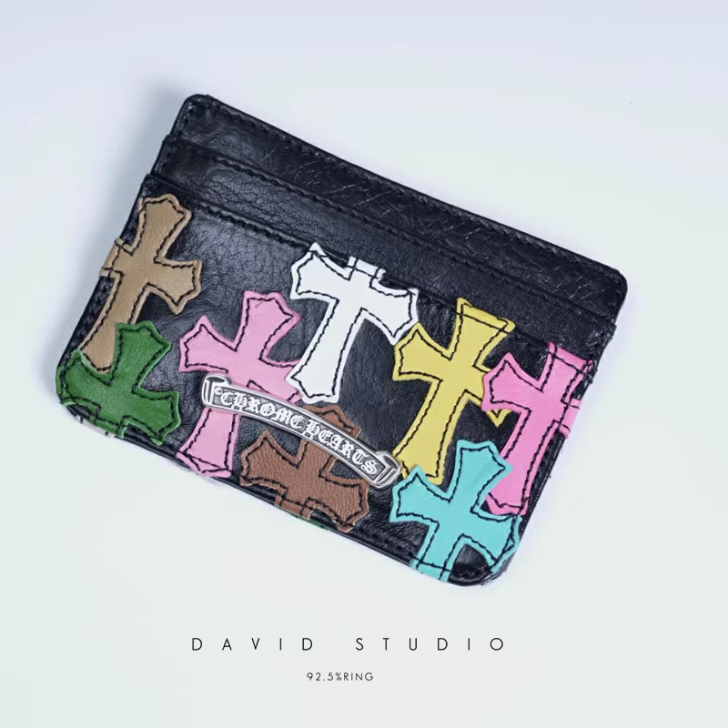 MULTI COLOR CROSS CARD HOLDER