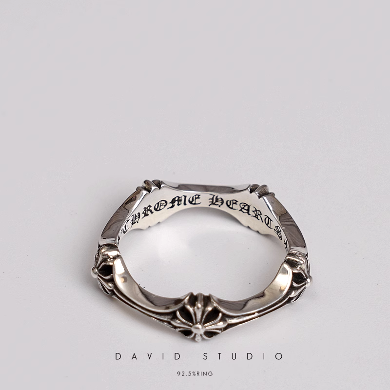 CHROME HEARTS CH PLUS & BONE RING