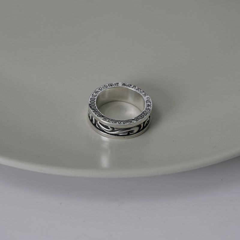 SCROLL SPINNER RING