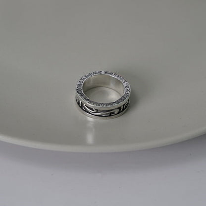 SCROLL SPINNER RING