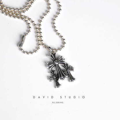 CEMETERY CUT OUT PENDANT – BALL CHAIN