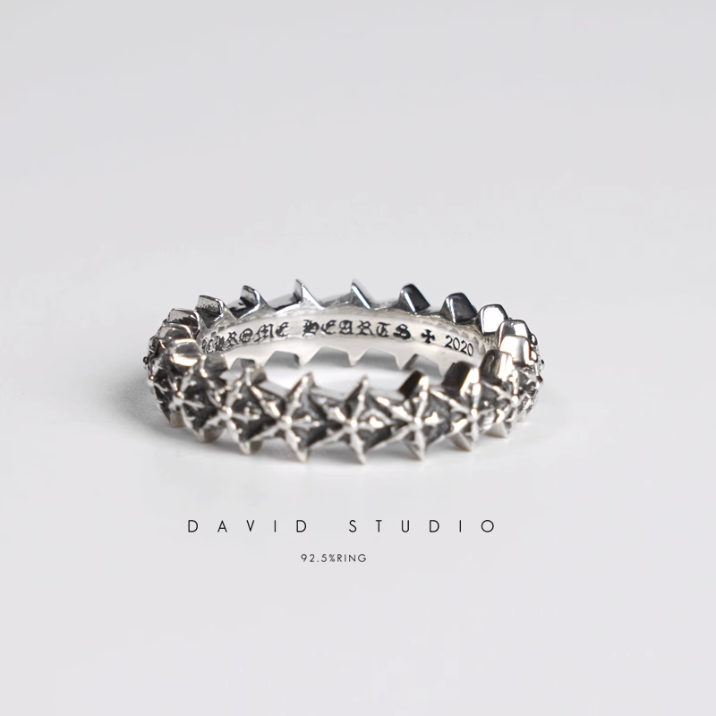 5 SIDED STAR LOOP RING