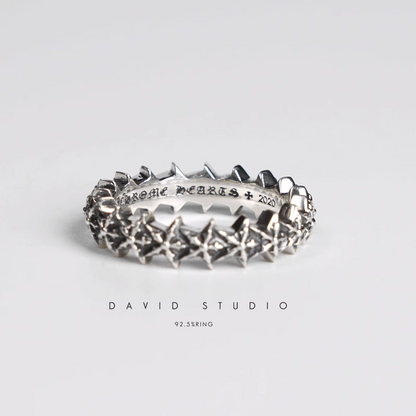 5 SIDED STAR LOOP RING