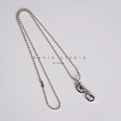 GLASSES PENDANT – BALL CHAIN