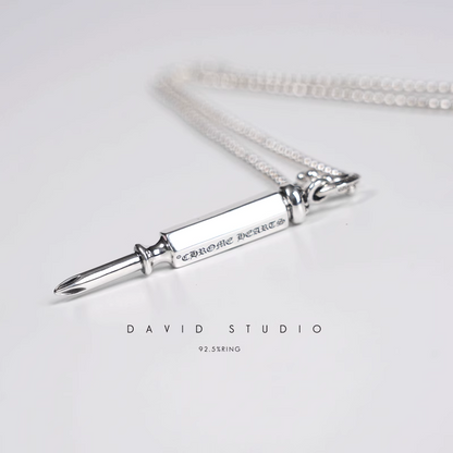 CH PLUS SCREW PENDANT – BALL CHAIN