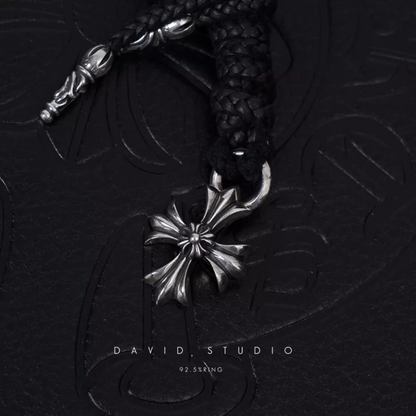 DOUBLE PLUS CHARM – LEATHER BRAID