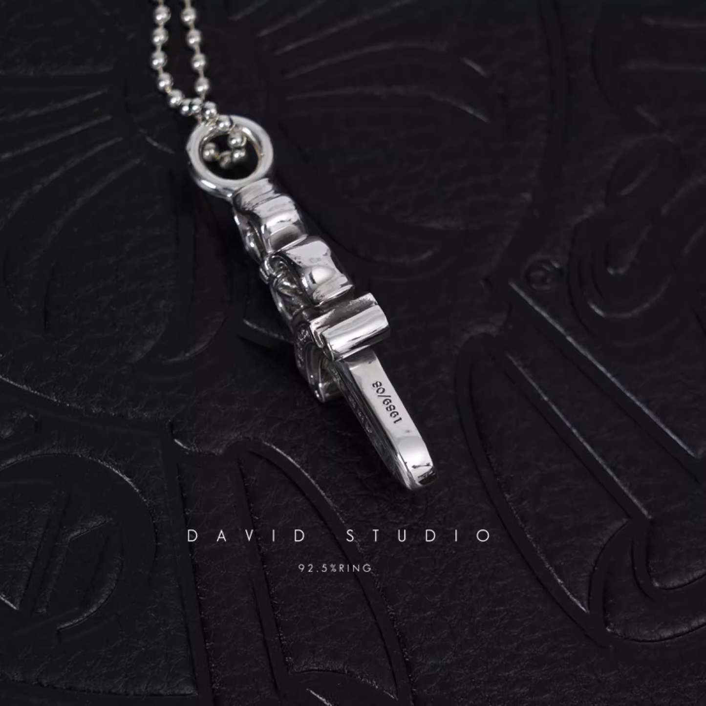 DOUBLE DAGGER PENDANT – BALL CHAIN