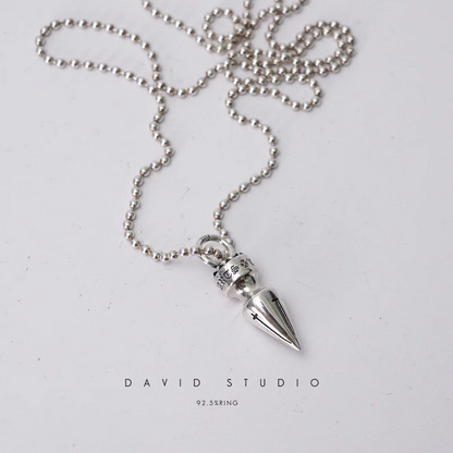 SPIKE PENDANT – BALL CHAIN