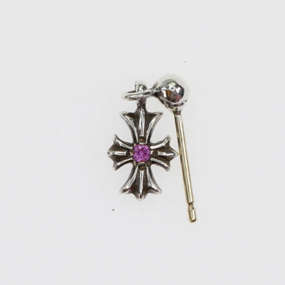 TINY E CH PLUS DROP EARRINGS WITH DIAMONDS