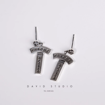 CH LOGO DROP EARRINGS