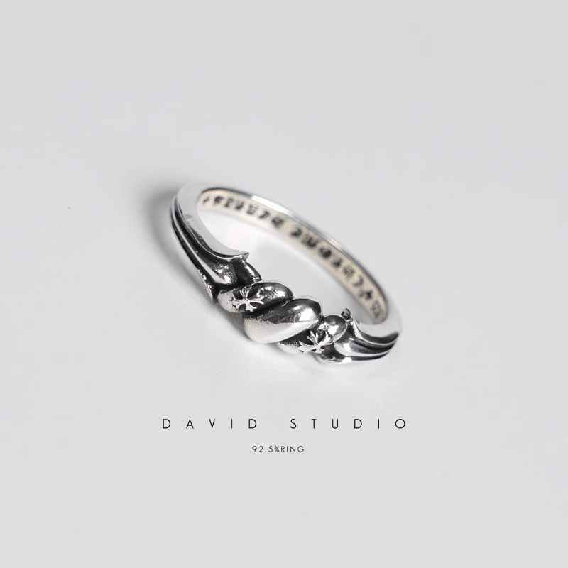 CHROME HEARTS EXTRA FANCY TAIL RING