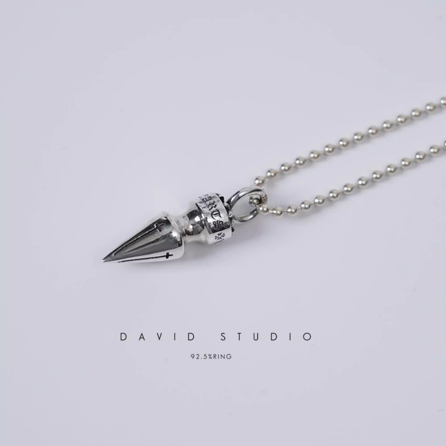 SPIKE PENDANT – BALL CHAIN