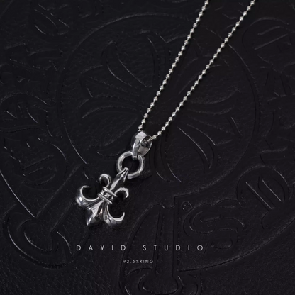 BS FLEUR PENDANT WITH BAIL – BALL CHAIN