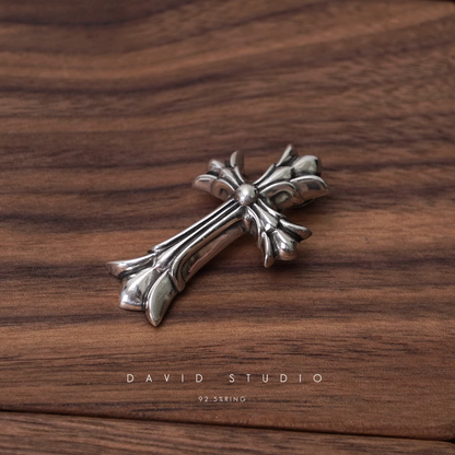 SMALL DOUBLE CROSS PENDANT