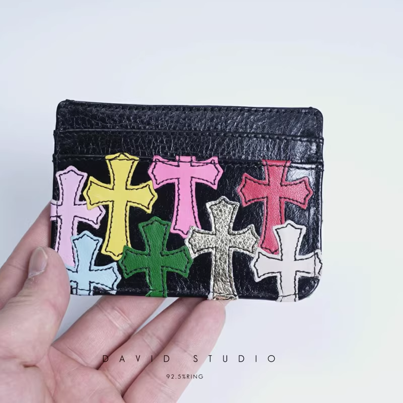 MULTI COLOR CROSS CARD HOLDER