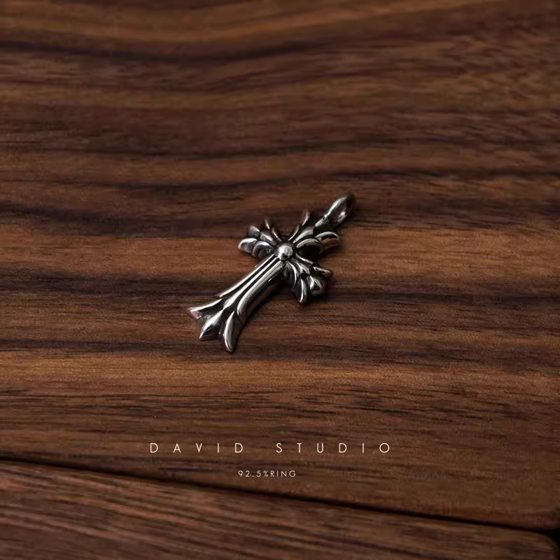 DOUBLE CROSS CHARM